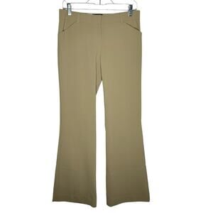 BODY BY VICTORIA / tan the Christie fit bootcut career dress pant trousers / 4